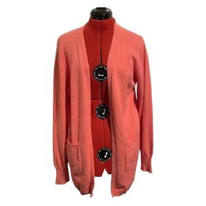 Woman’s Coral Cardigan Size Large